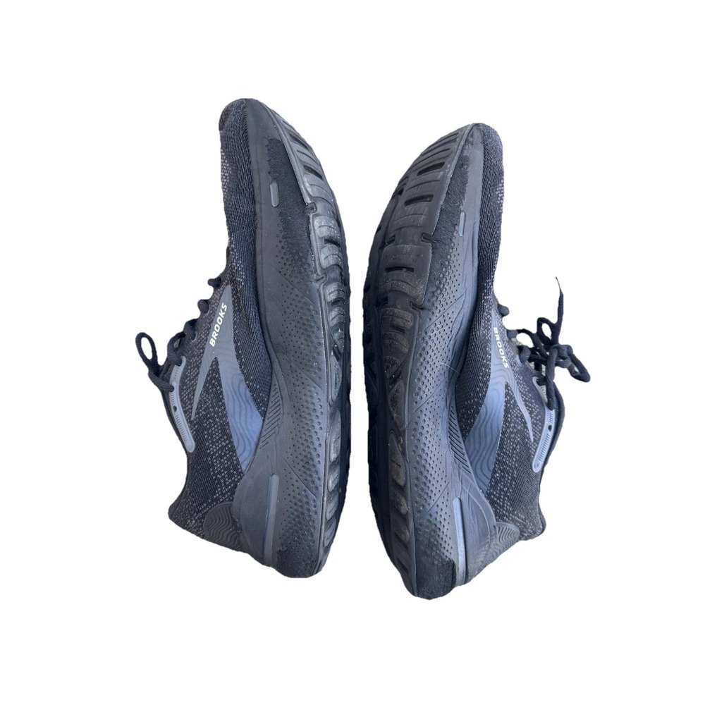 Brooks Ghost Max Men 9 Shoes Running 1104061D020 Black Gray Sneaker Gym Athletic - Picture 9 of 11